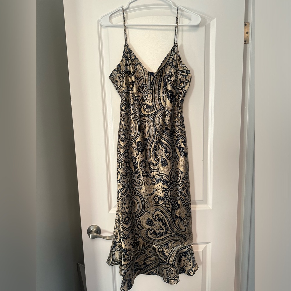 Vintage Silk paisley Dress